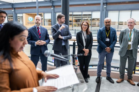 Opening of The Hive in Oldham.