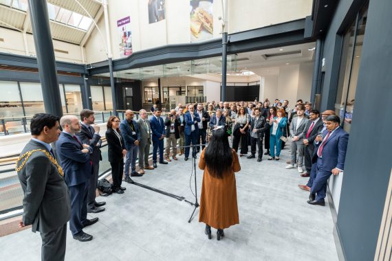 Opening of The Hive in Oldham.